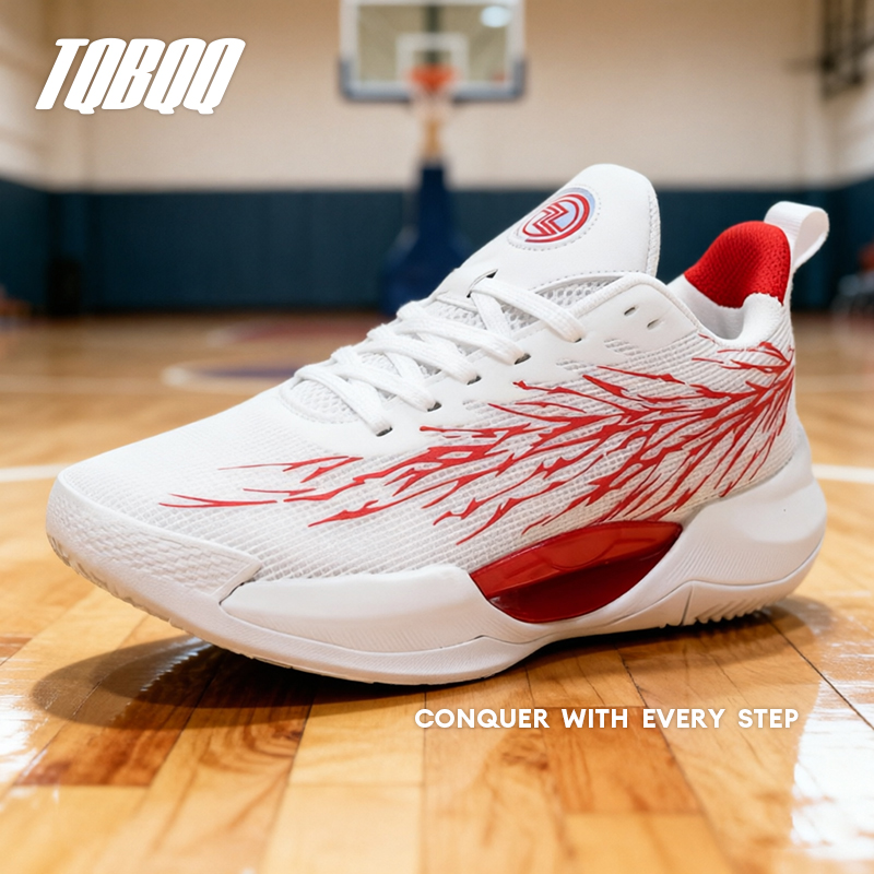 Outdoor Sport Court - Men Professional Basketball Shoes Lightweight Breathable