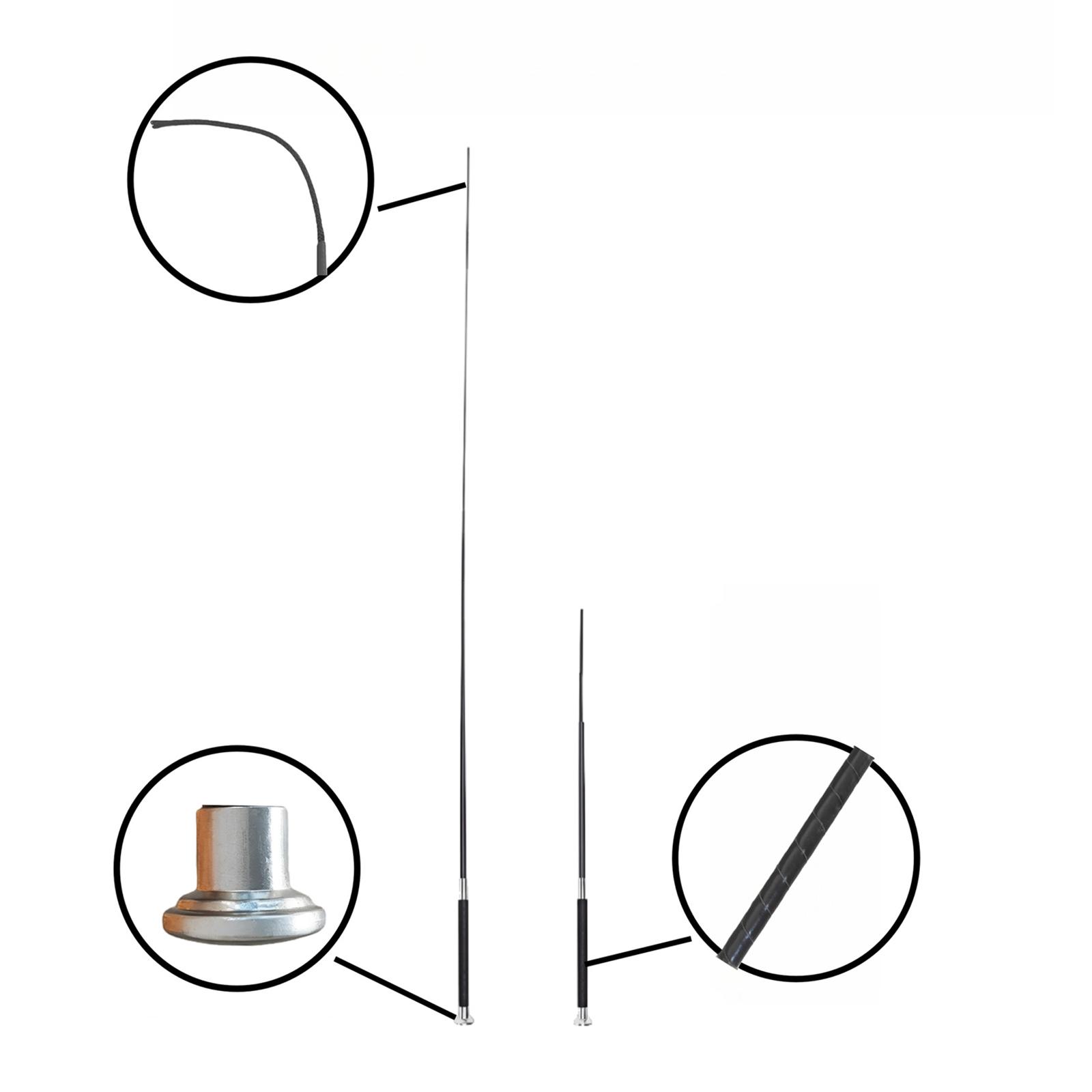 PU Leather Telescopic Riding C - Riding Crop Dressage recension och pris
