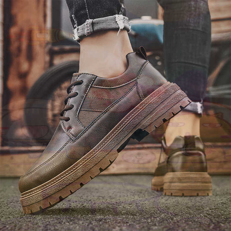 Dark Natural Leather Fashion T - Outdoor Sport Climbing Uk recension och pris