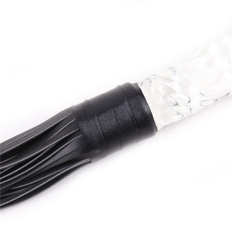70cm Glass Handle Black Leathe - Riding Crop Dressage recension och pris