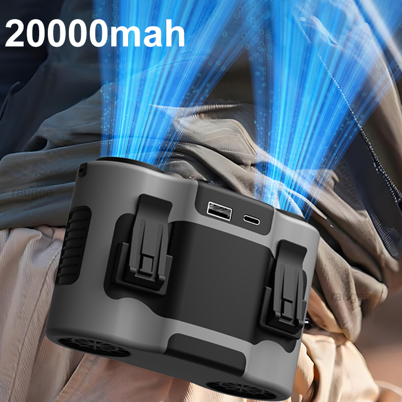 20000Mah Waist Fan Portable Cl - Outdoor Sport Outlet recension och pris