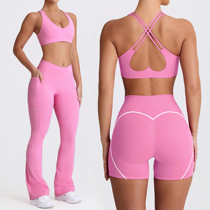 Naked Feel Quick-Dry Yoga Set  - Outdoor Sport Leggings recension och pris