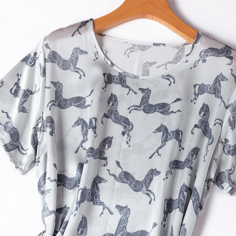 Women Midi Dress 100% Mulberry - Lunge Line Horse recension och pris