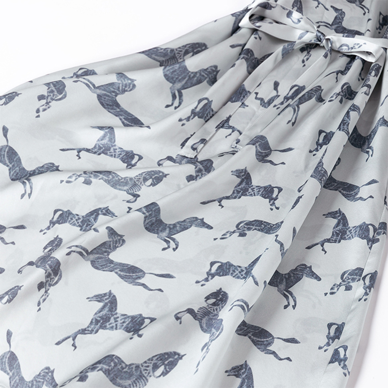 Women Midi Dress 100% Mulberry - Lunge Line Horse recension och pris